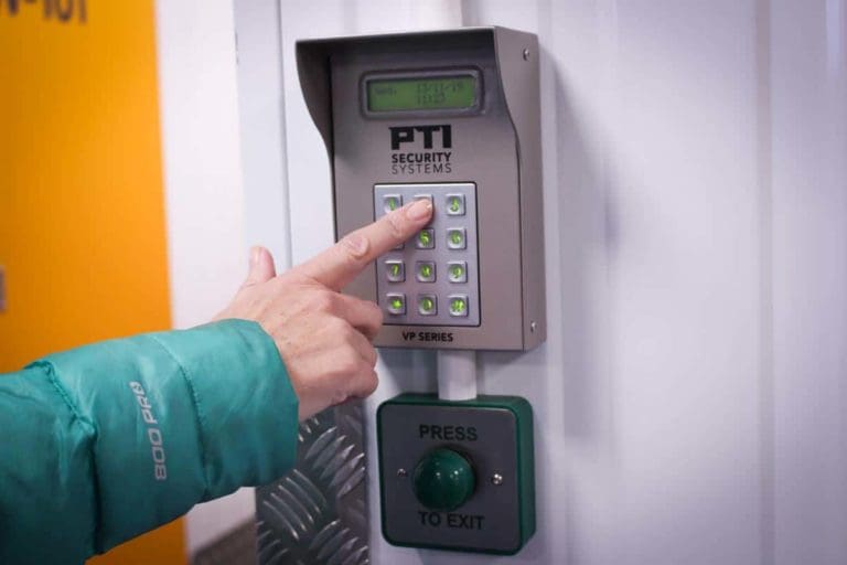 access to self storage facility